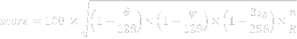 Score Formula